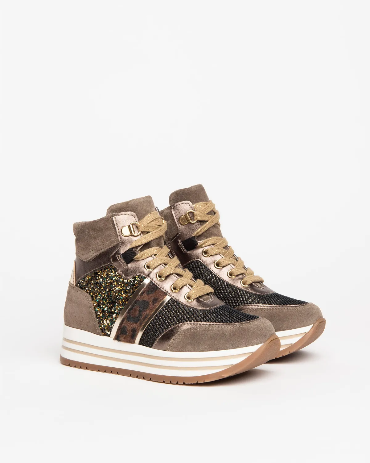 NeroGiardini sneakers fete piele intoarsa