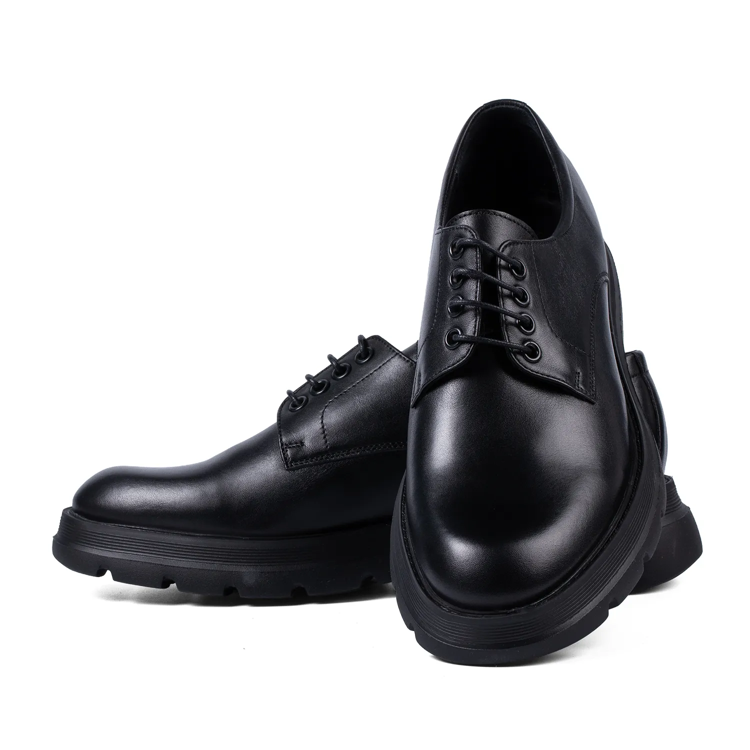 Lucas Shoes Casual 346 1009 pantofi negri piele naturala