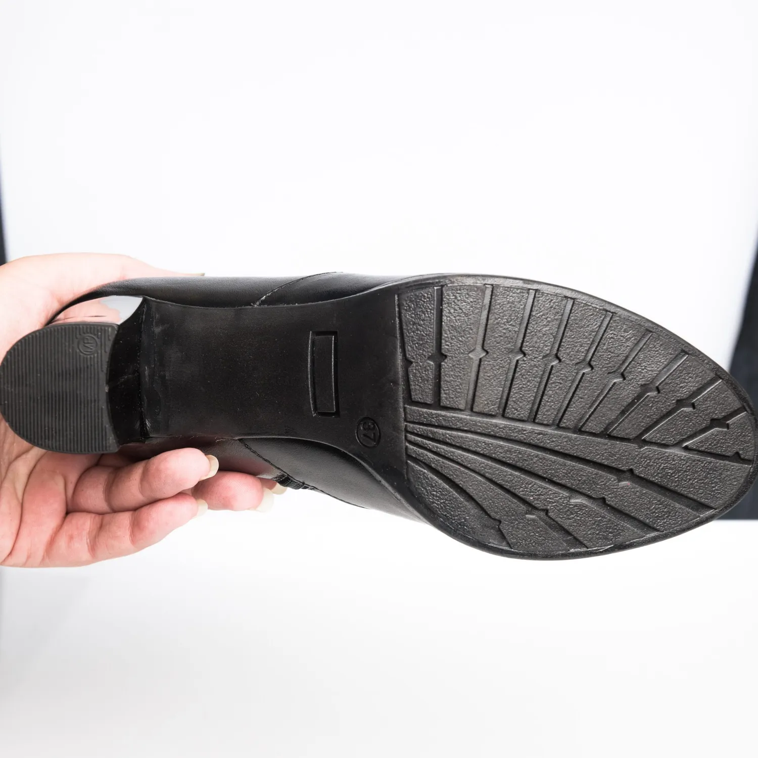 Catinca Shoes GX26 NBA ghete dama piele negru antilopa