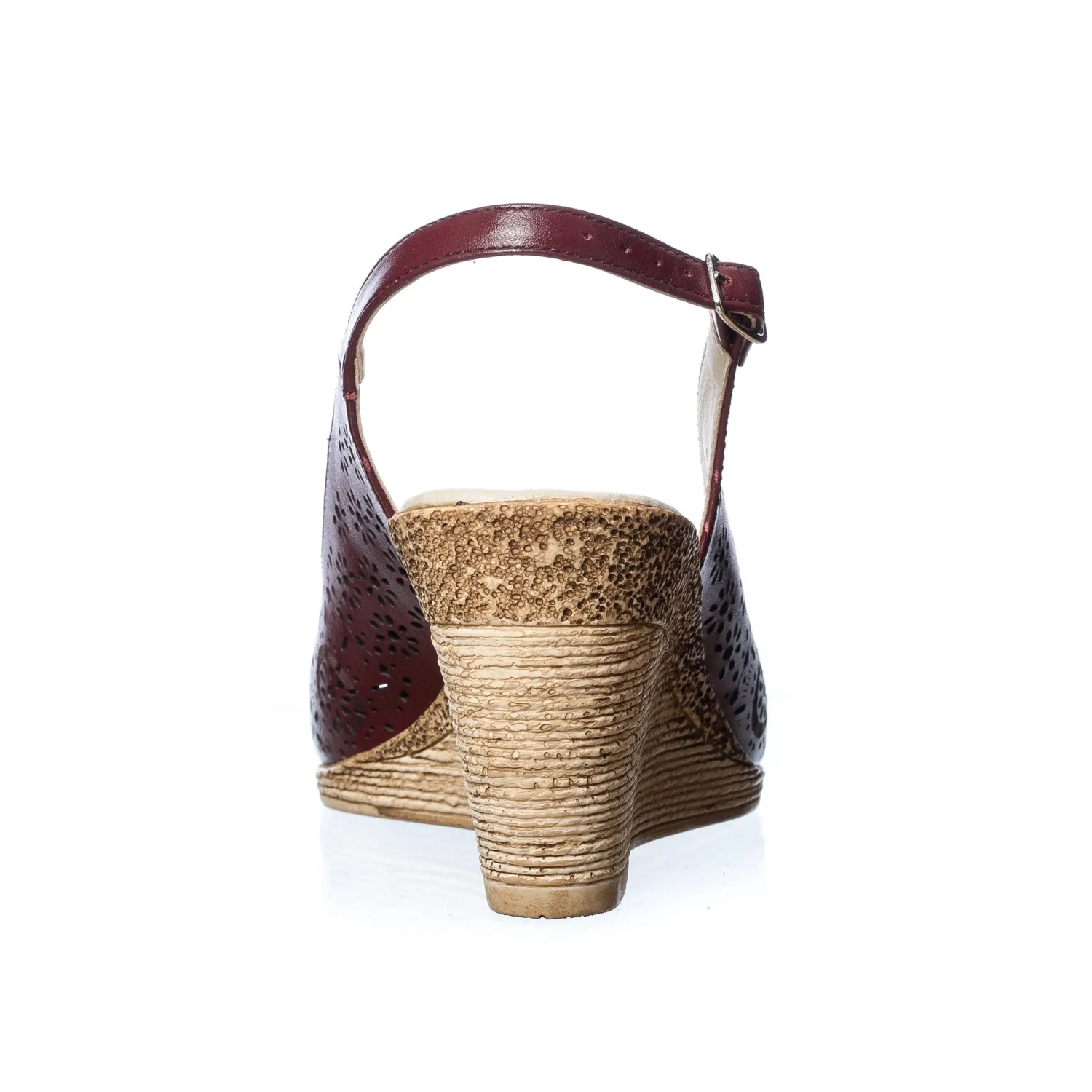 Catinca Shoes P28 BO sandale dama piele bordo