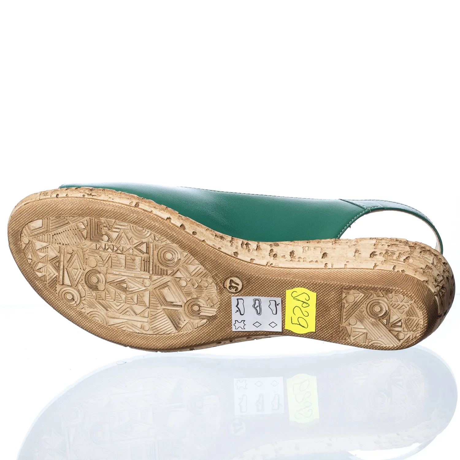 Catinca Shoes SP 29 V sandale damă piele verde