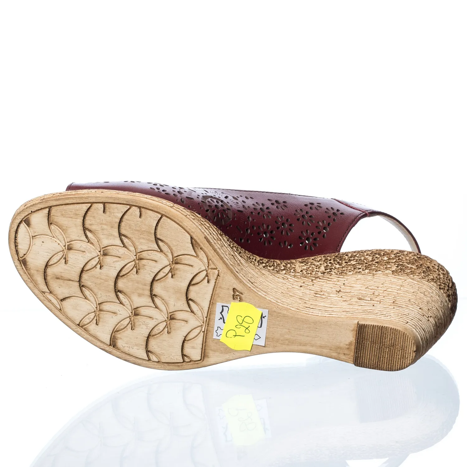 Catinca Shoes P28 BO sandale dama piele bordo
