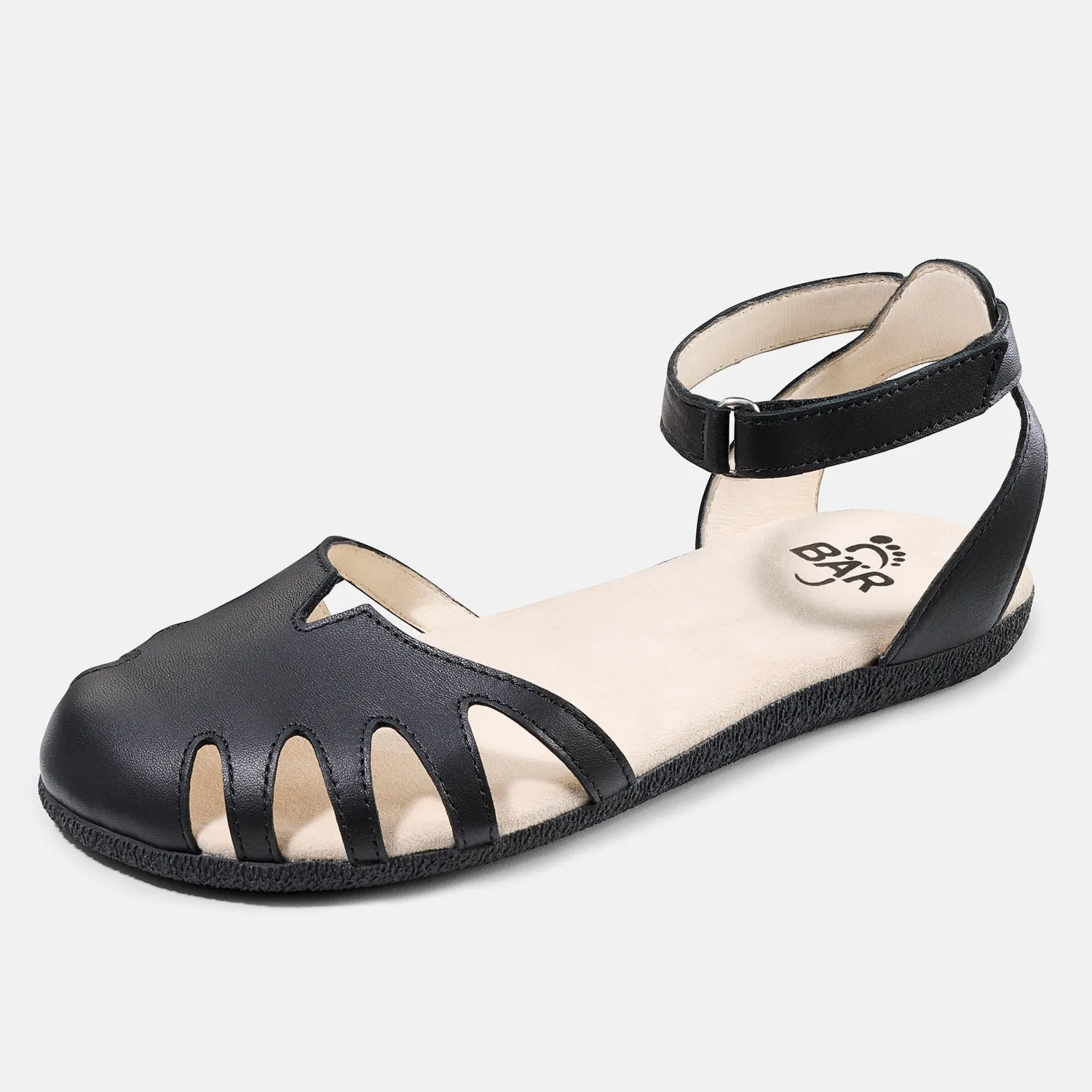 BÄR B Pure Alisa sandale damă auriu piele lată