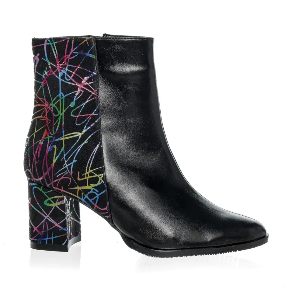 Catinca Shoes GX31 NBFC ghete dama piele negru
