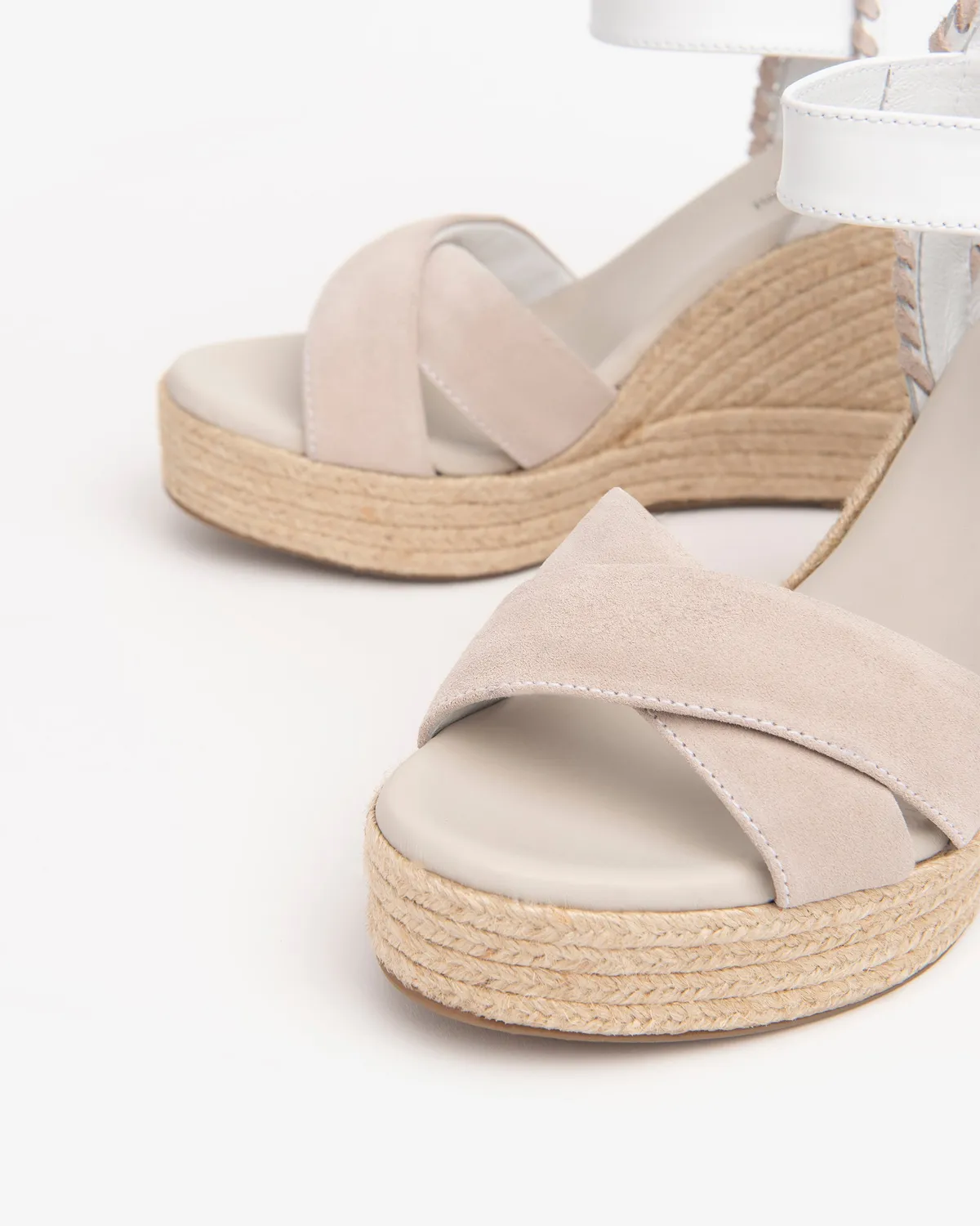 NeroGiardini sandale piele dama wedge 10 cm cu barete