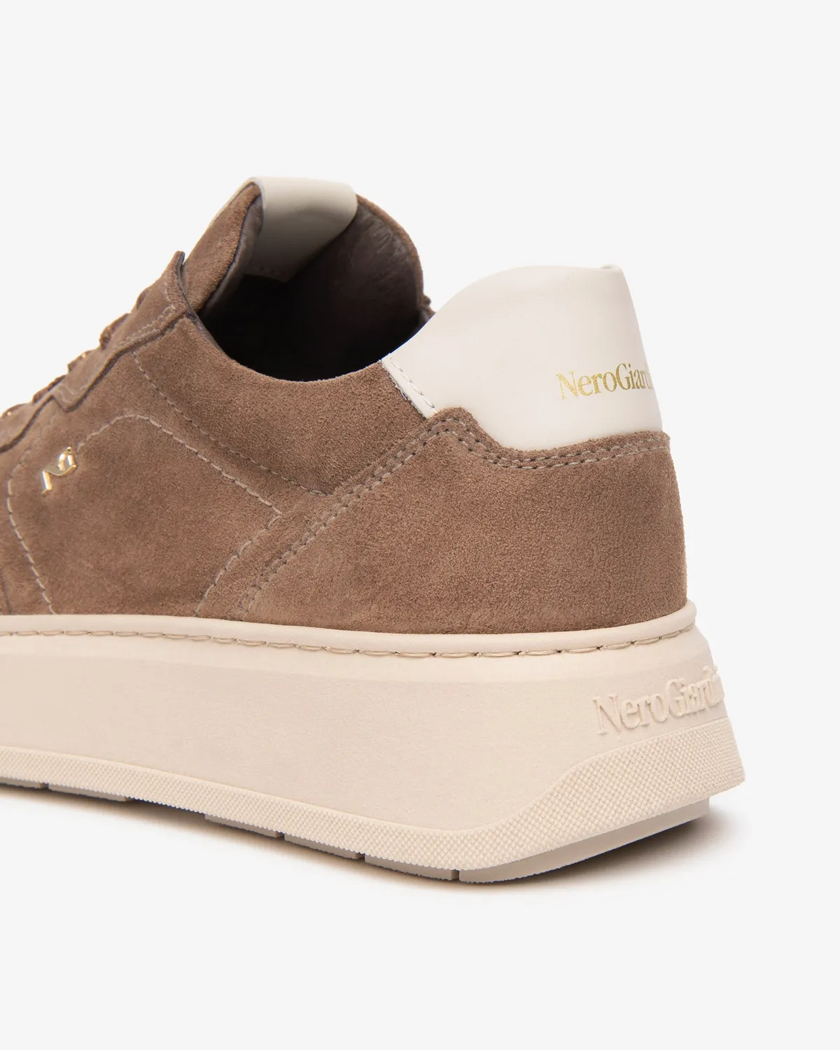 NeroGiardini sneakers dama piele intoarsa platforma