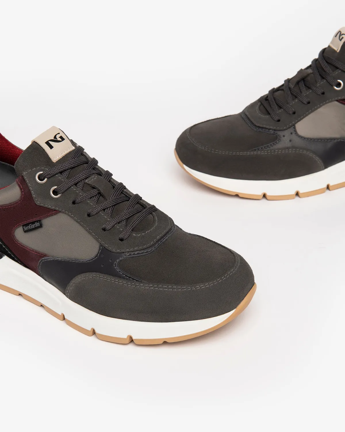 NeroGiardini sneakers barbati piele intoarsa toamna
