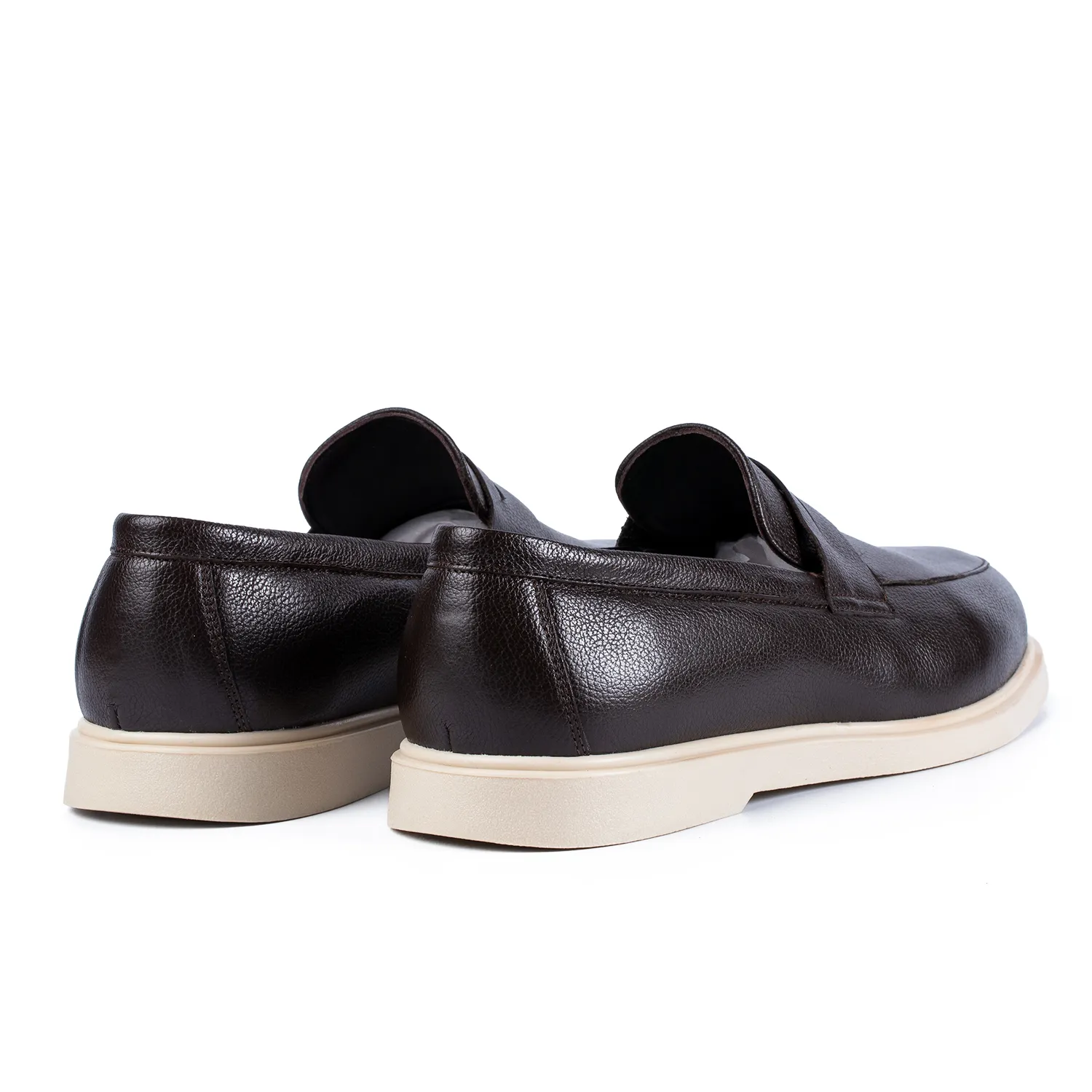 Lucas Shoes Ezra mocasini piele maro bizon