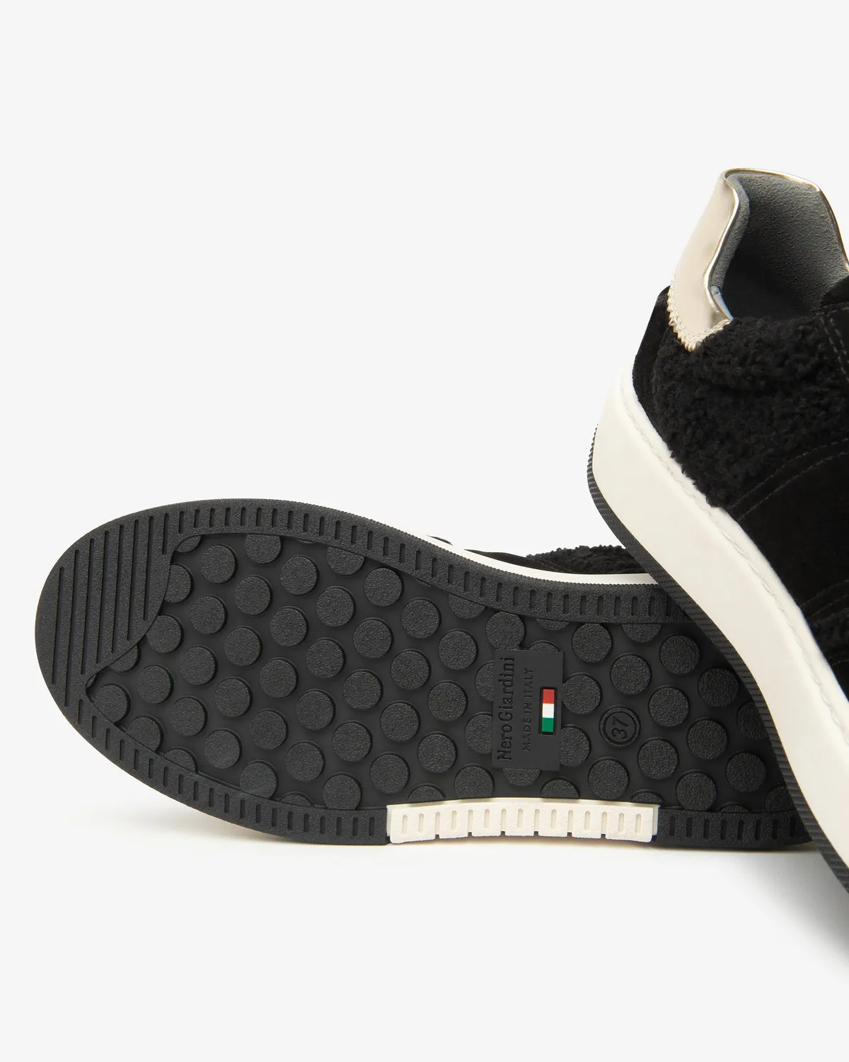 NeroGiardini sneakers damă piele întoarsă memory