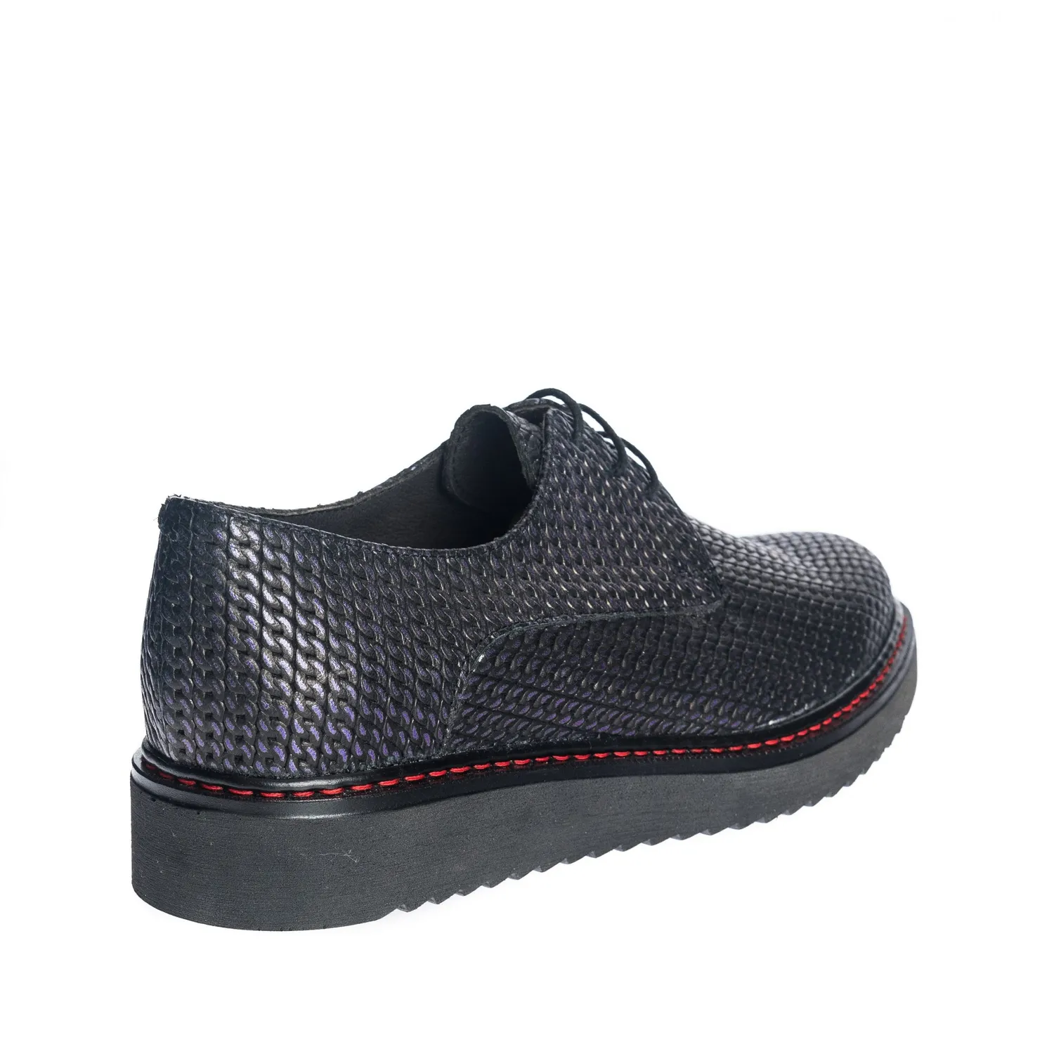 Catinca Shoes G33 MI pantofi dama piele mov impletit