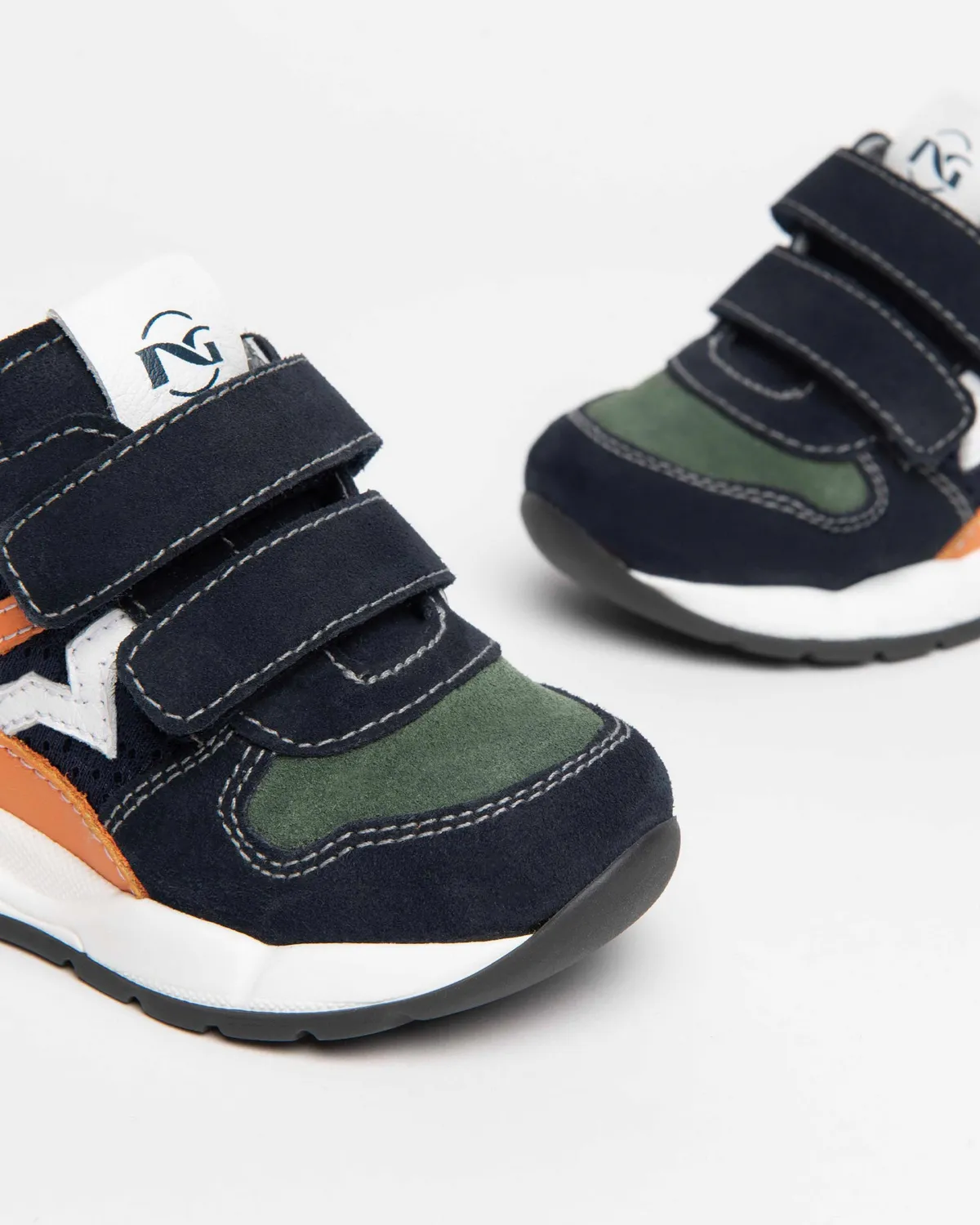NeroGiardini Adidasi Baby Baietei Piele Velcro
