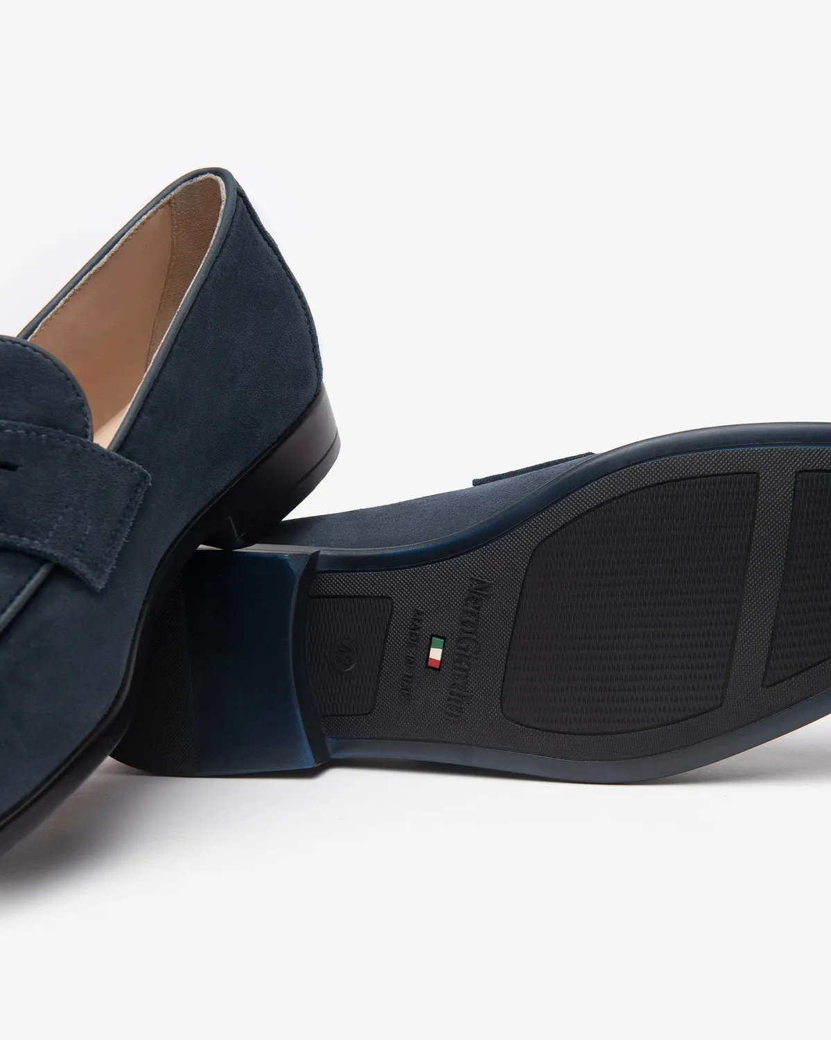 Mocasini barbati piele intoarsa NeroGiardini office