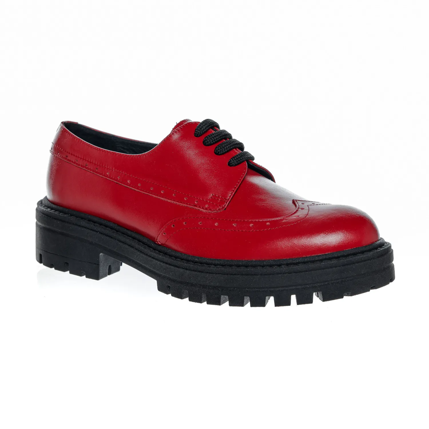 Catinca Shoes G9 RB pantofi dama piele naturala rosu