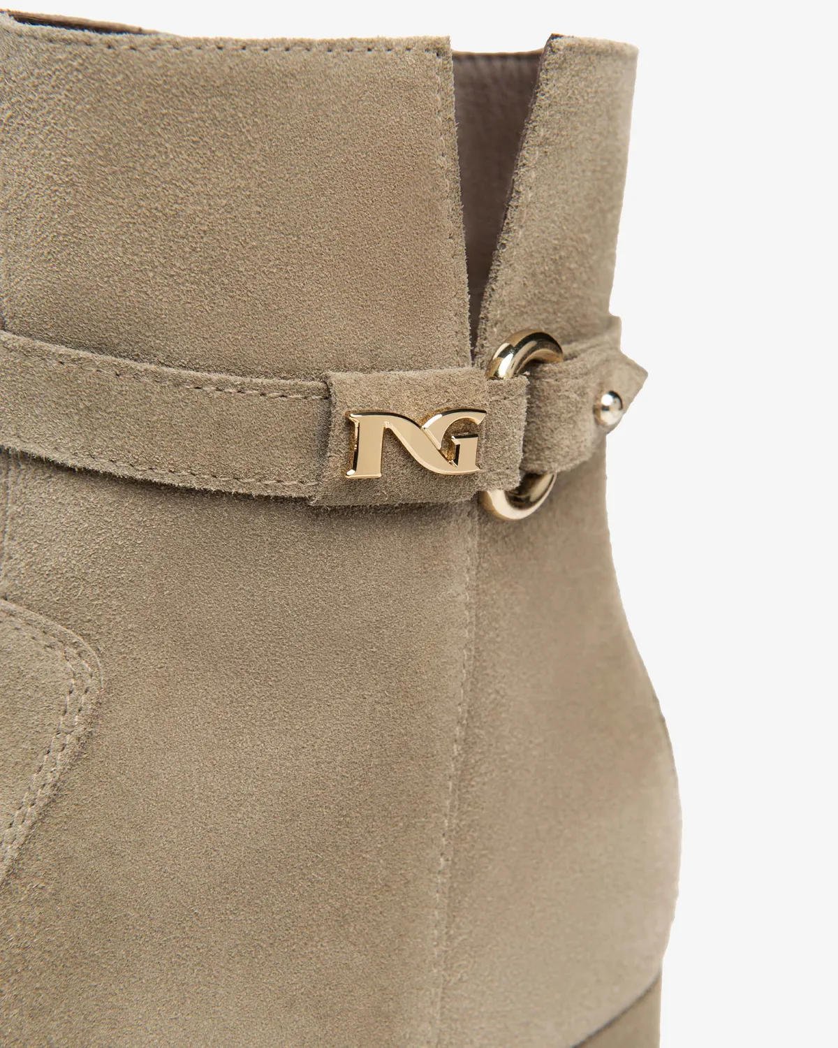 Botine dama NeroGiardini piele intoarsa toamna