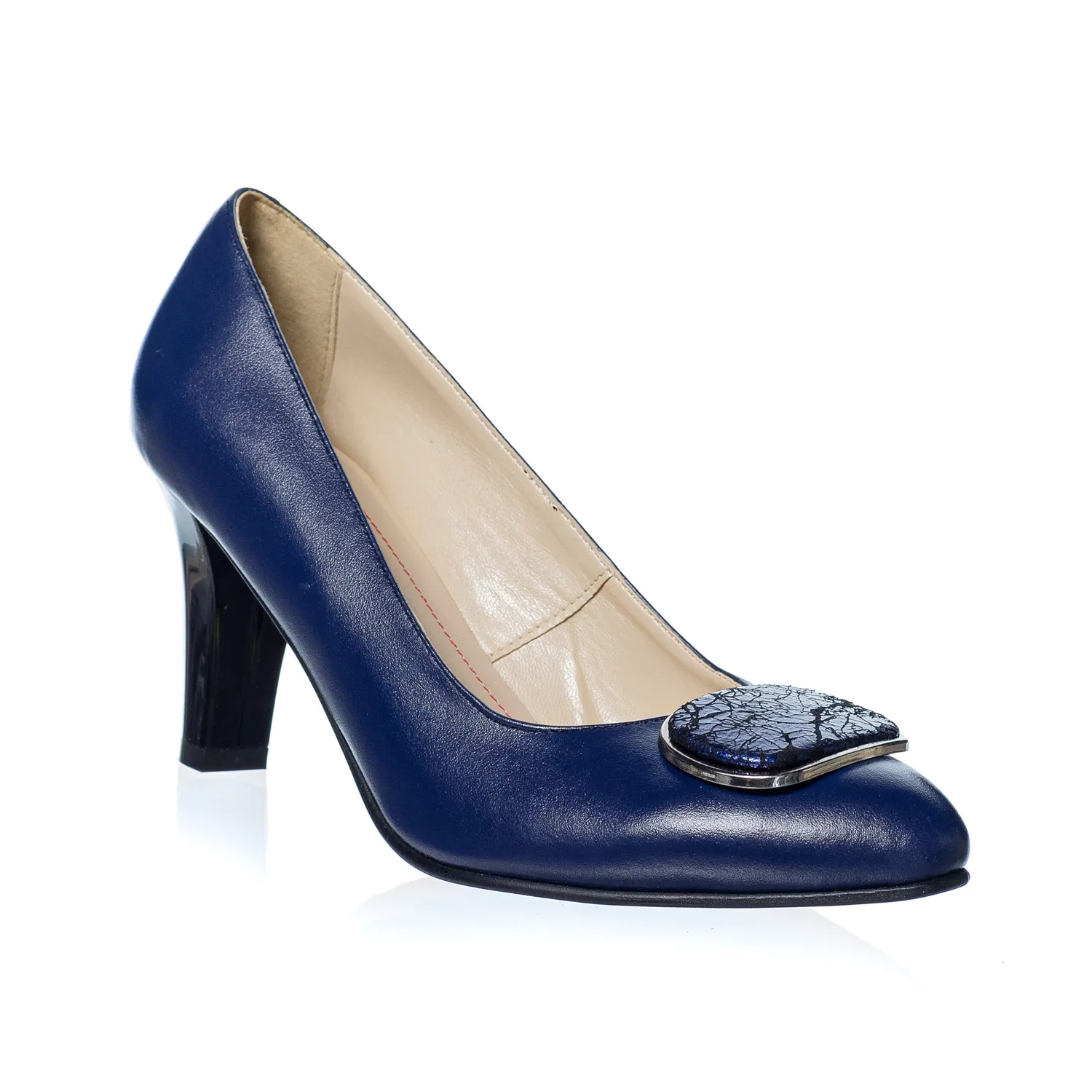 Catinca Shoes A26 BB pantofi dama blue box piele naturala