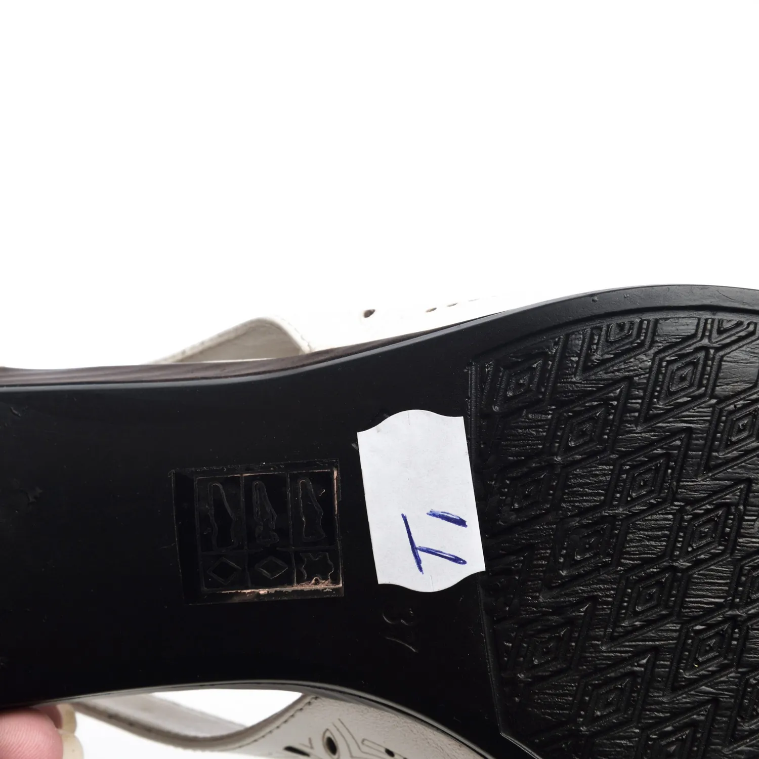 Catinca Shoes T1 AR sandale dama piele alb cu rosu
