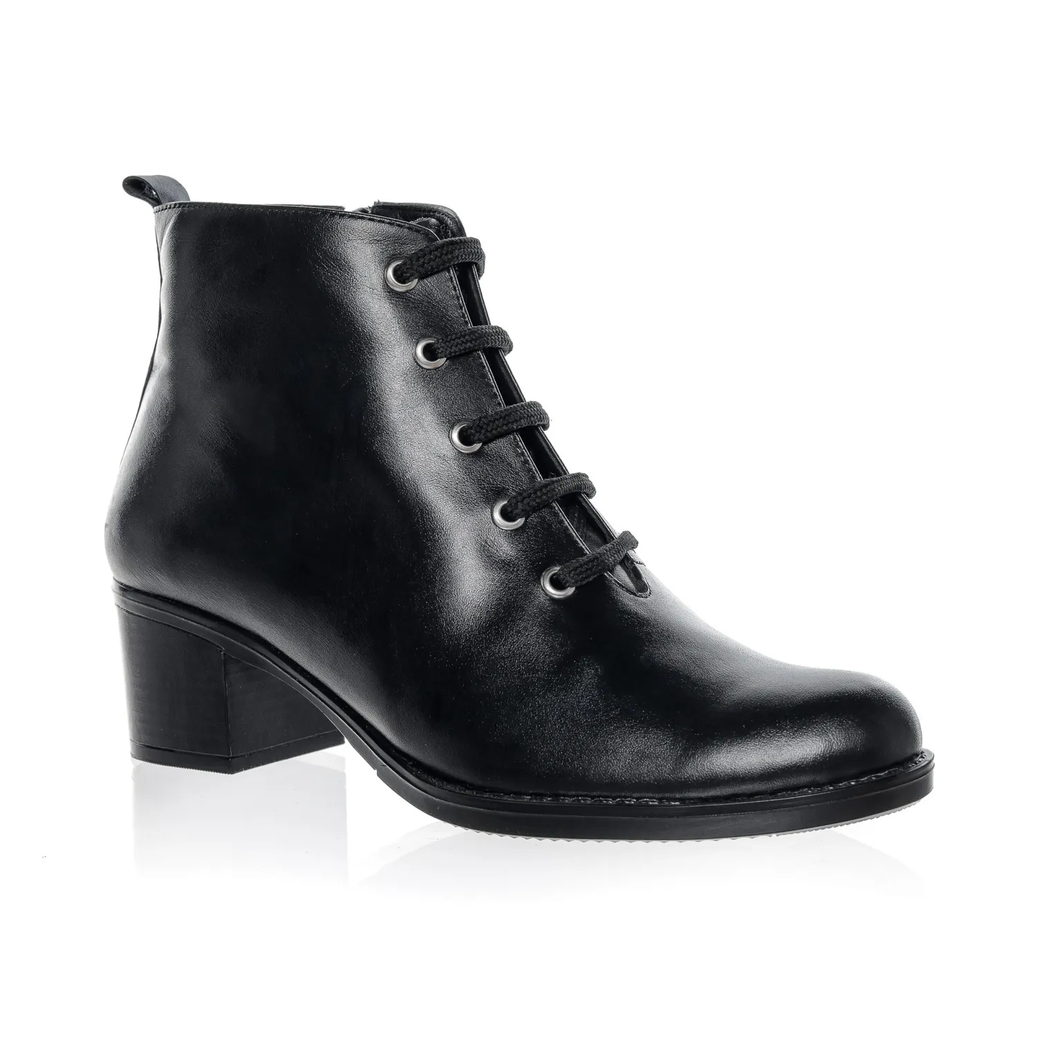 Catinca Shoes GX56 NB ghete dama piele naturala negru box