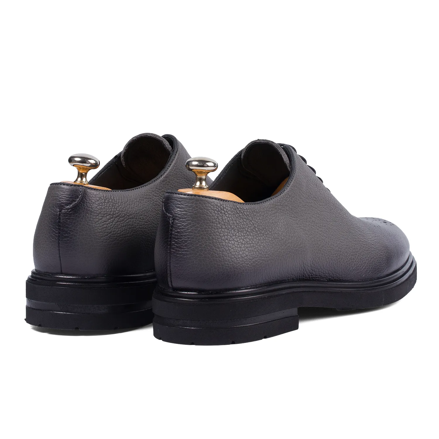 Lucas Shoes Elegant 900 Oslo pantofi gri piele naturala