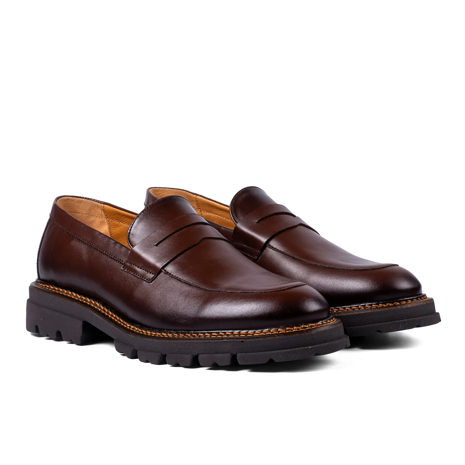 Lucas Shoes Ezra Ukr mocasini piele maro