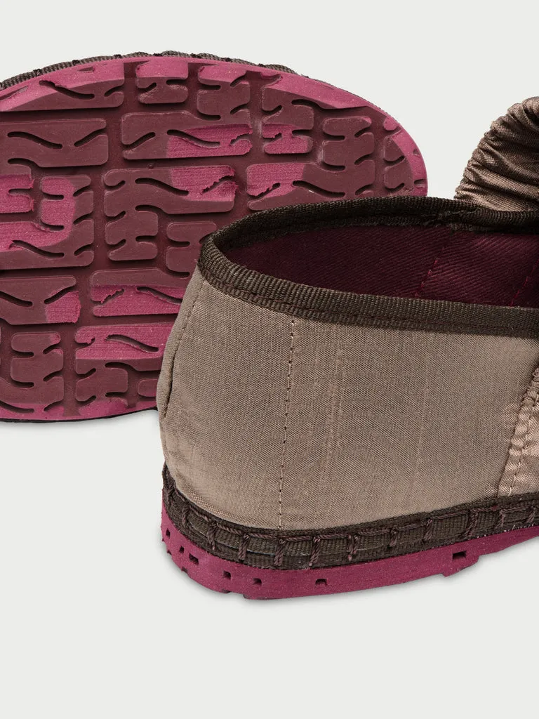 Flagelus Mafalda Silver pantofi matase gri