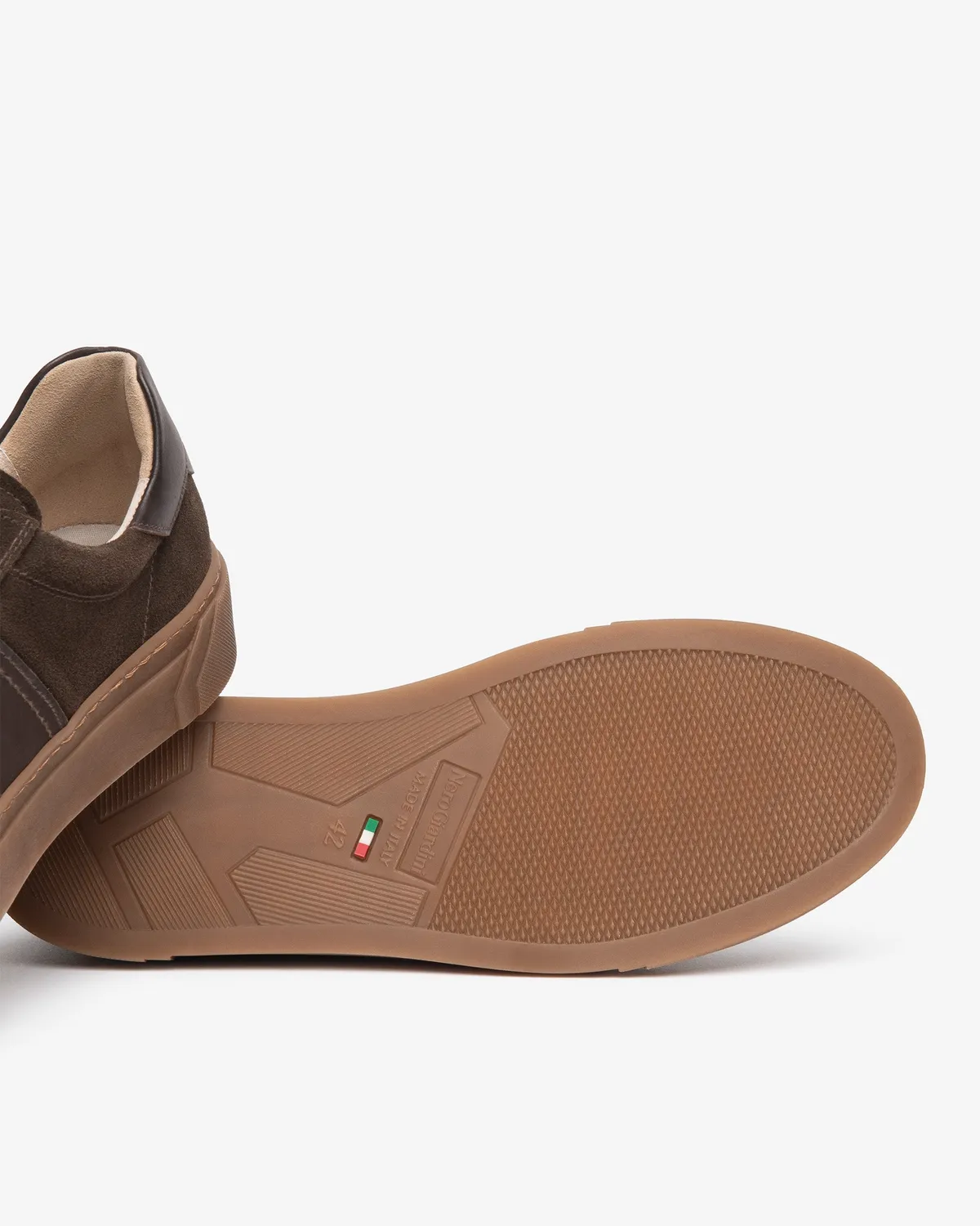 NeroGiardini sneakers barbati piele nabuc casual