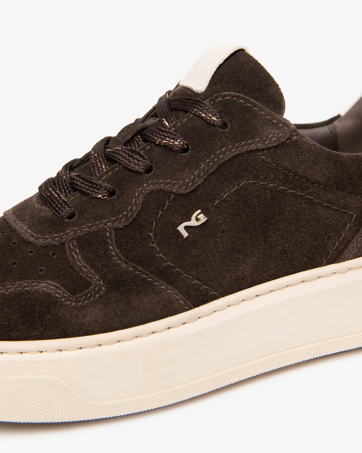 NeroGiardini sneakers dama piele intoarsa platforma 4 cm