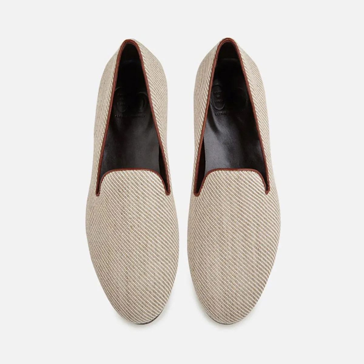 Cecilia Bringheli Positano pantofi bumbac carouri micro