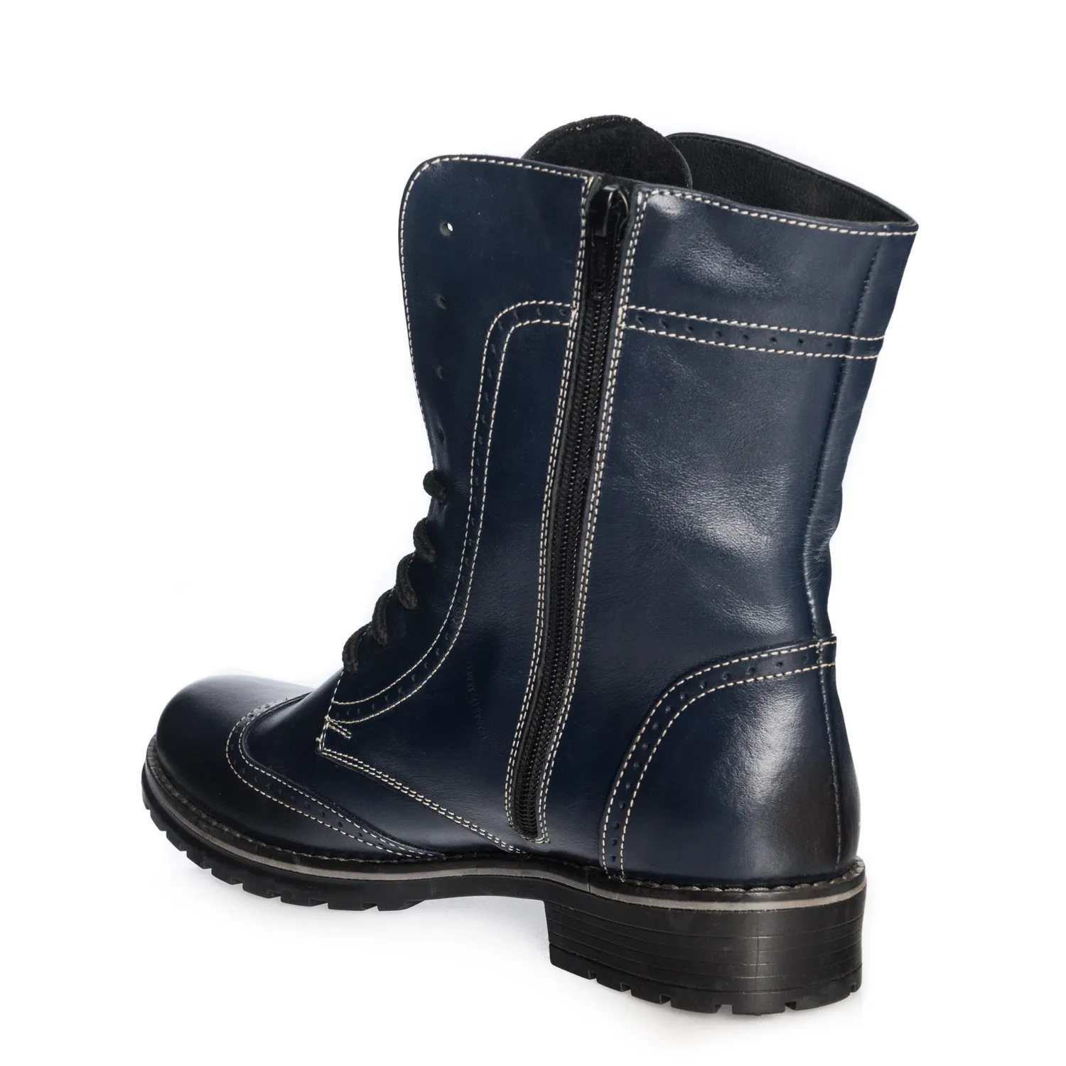 Catinca Shoes BC4 ghete dama piele albastru