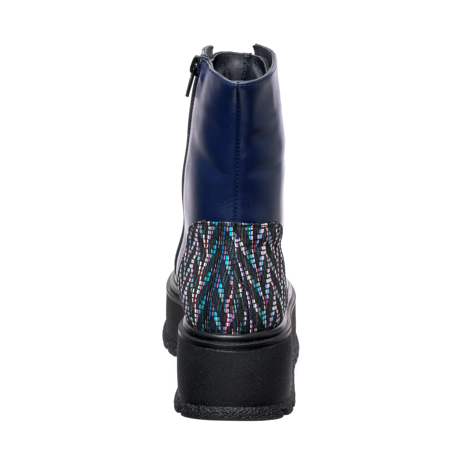 Catinca Shoes BC33 BBZ bocanci dama piele blue box zigzag