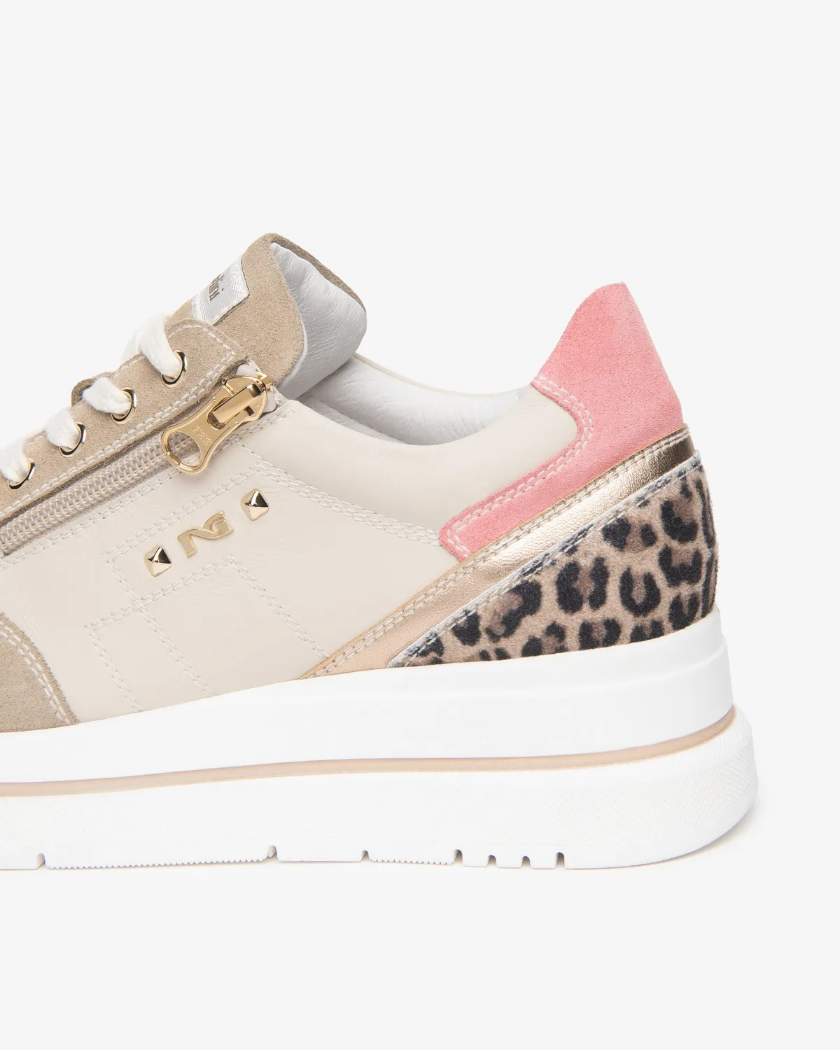 NeroGiardini sneakers damă piele intoarsă vară