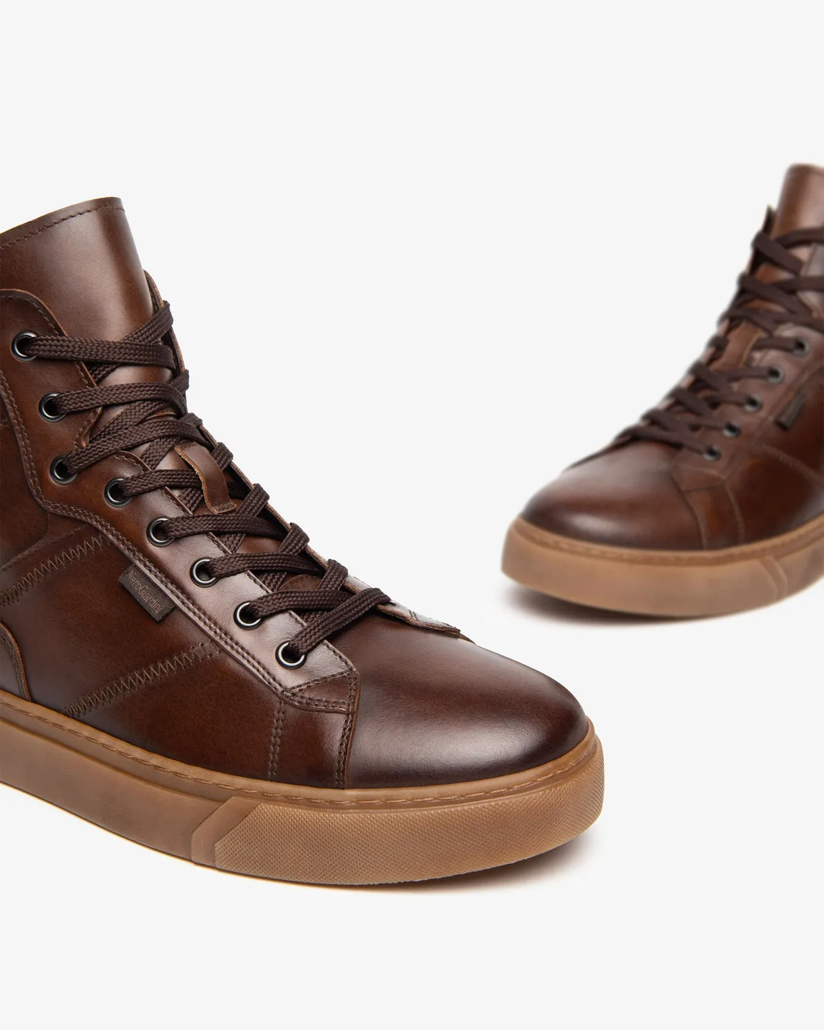 NeroGiardini sneakers piele bărbați high-top