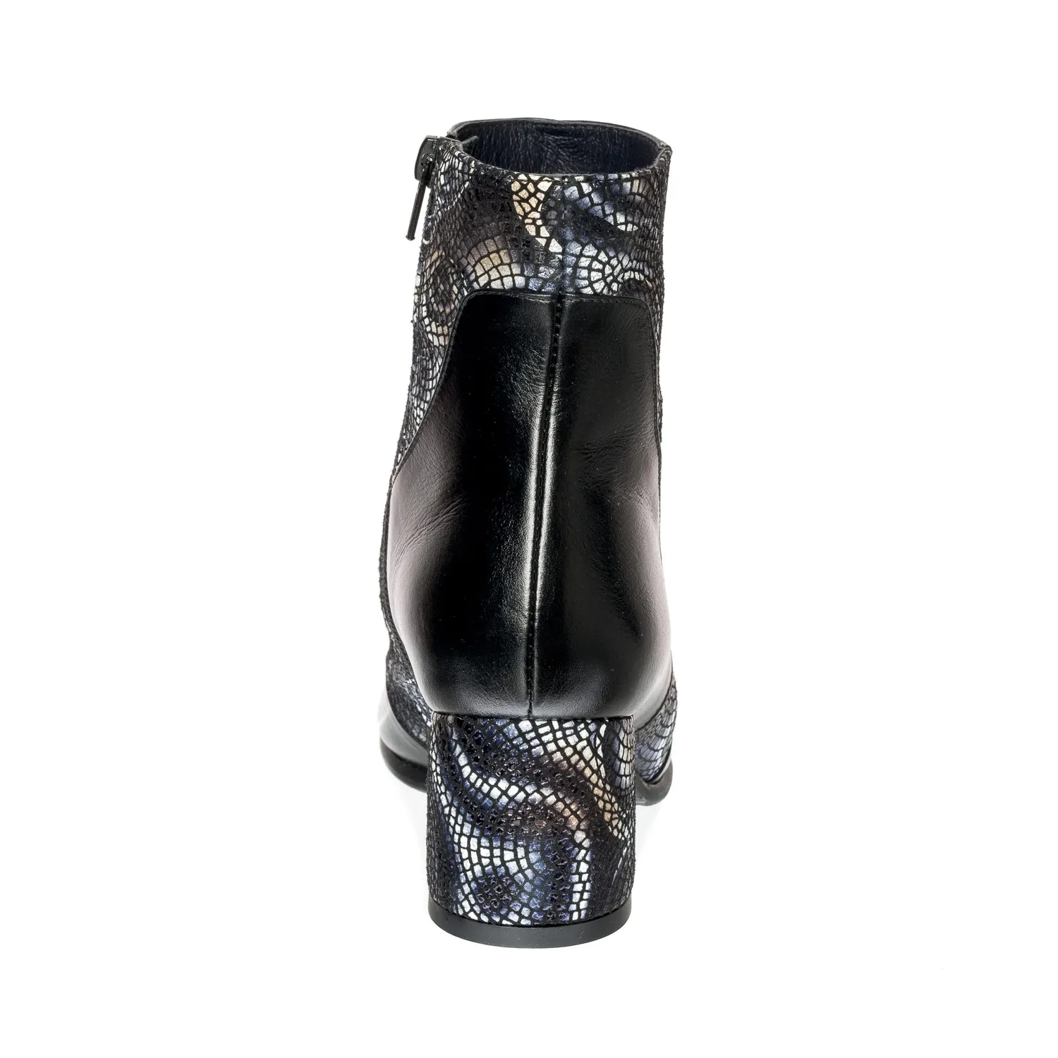 Catinca Shoes GX41 NBL ghete piele negru lacrima