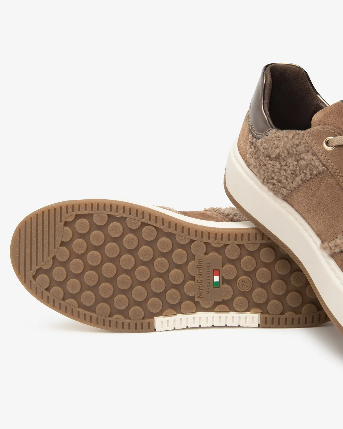 Sneakers Dama NeroGiardini Piele Dry-Go Confort