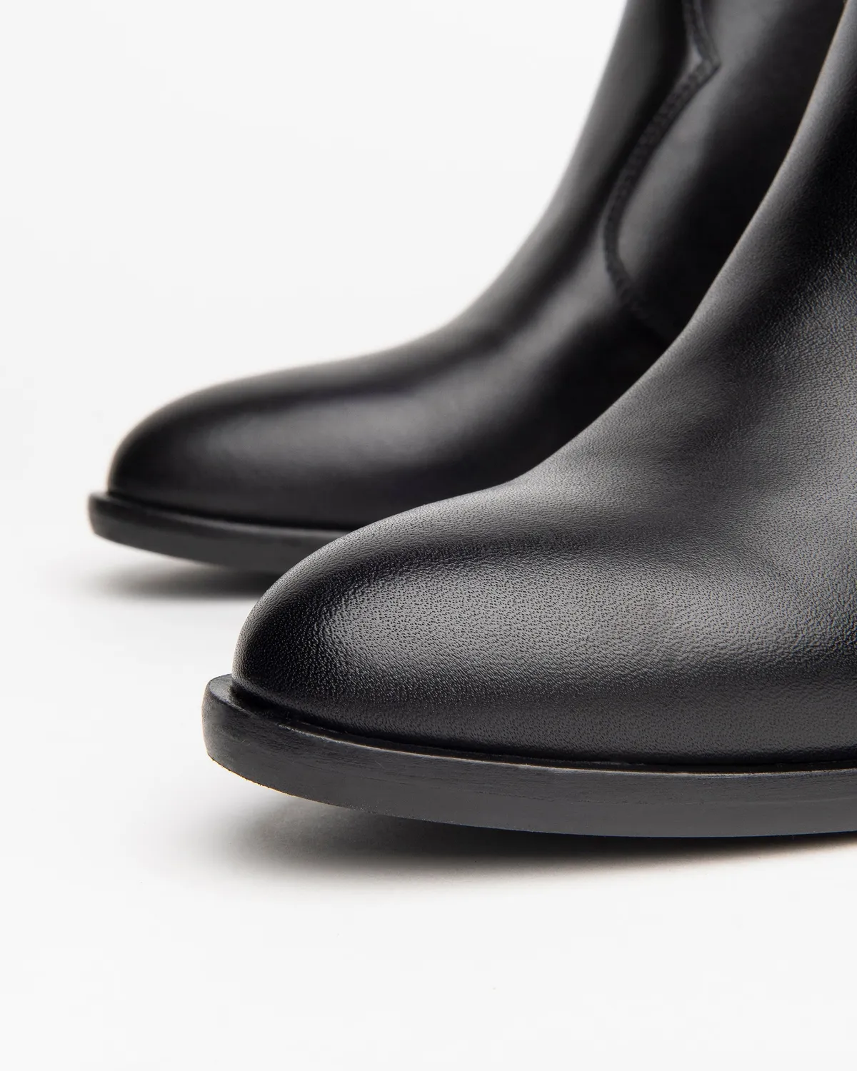 NeroGiardini botine dama piele stil cowboy toc jos