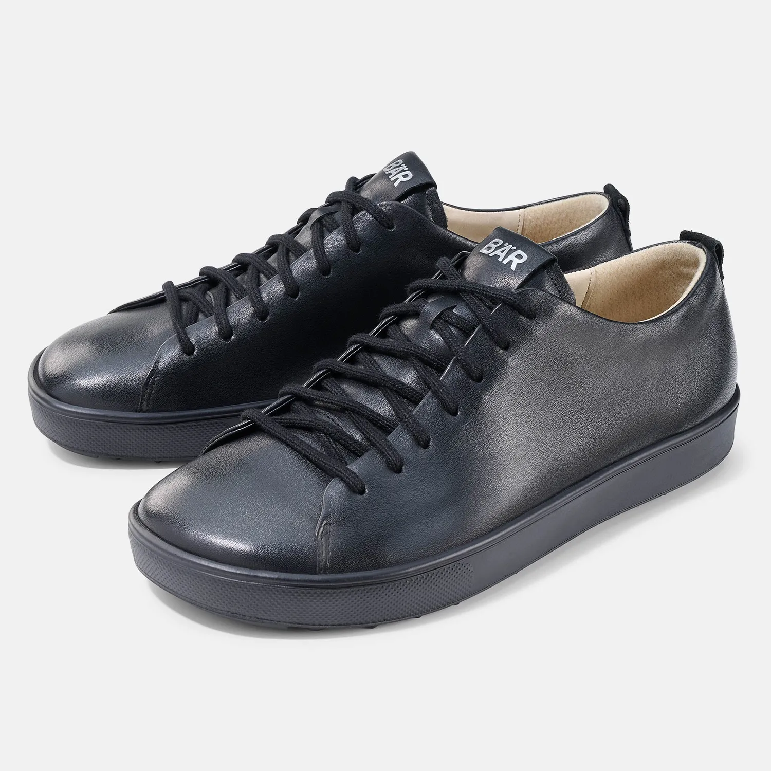 BÄR Lifestyle Dale pantofi piele maro închis 100% libertate degete