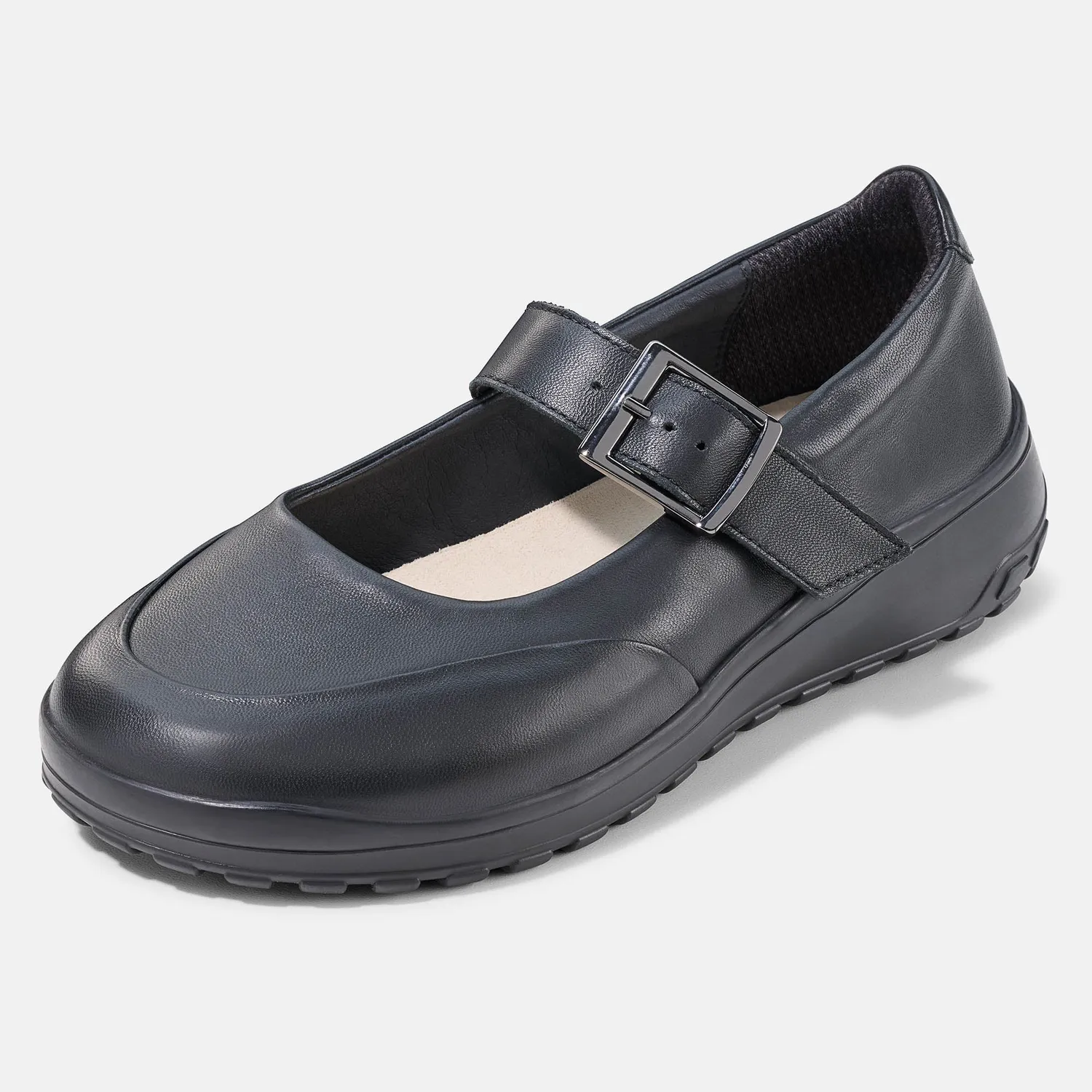 Bär Ada pantofi Mary Jane negri barefoot