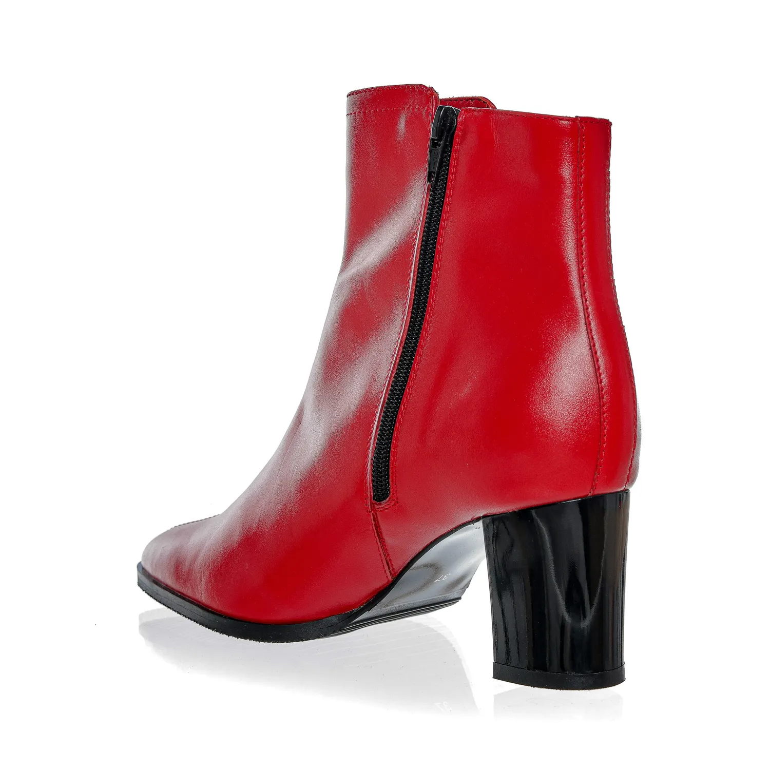Catinca Shoes GX63 RB ghete dama piele rosu box