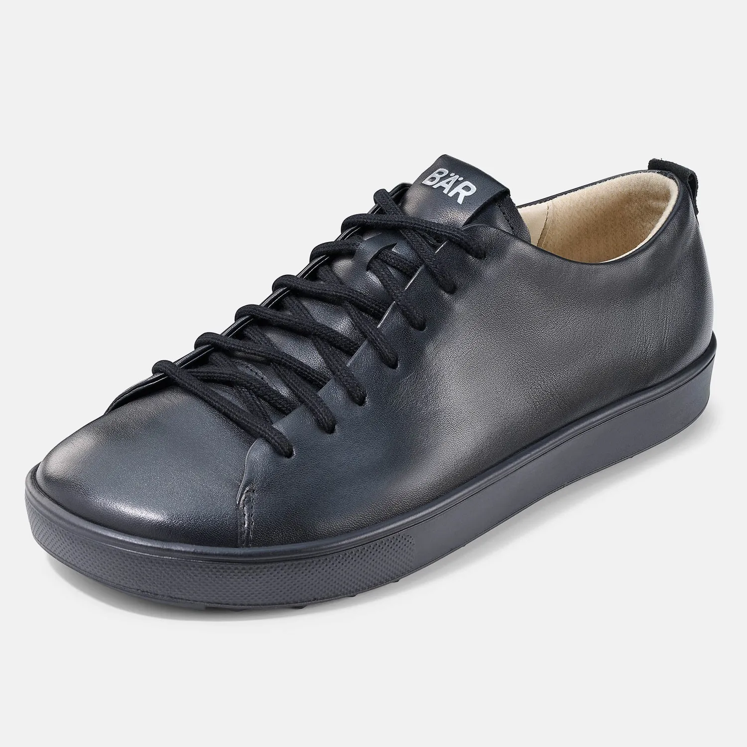 BÄR Lifestyle Dale pantofi piele maro închis 100% libertate degete