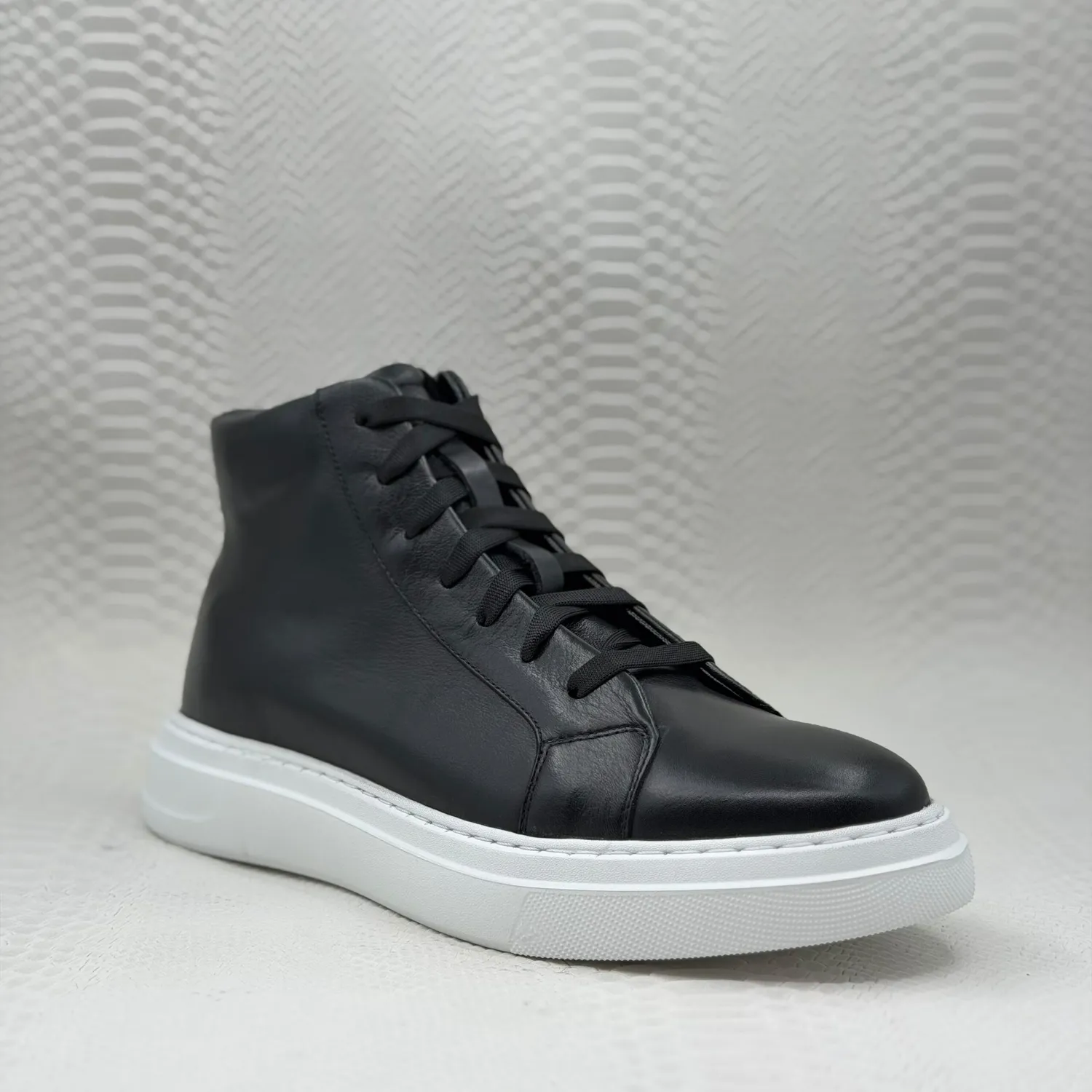 Lucas Shoes 855 A ghete negre piele iarna