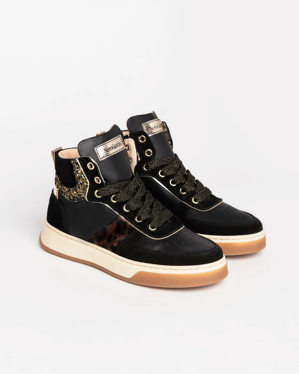 NeroGiardini sneakers piele fete adolescenta