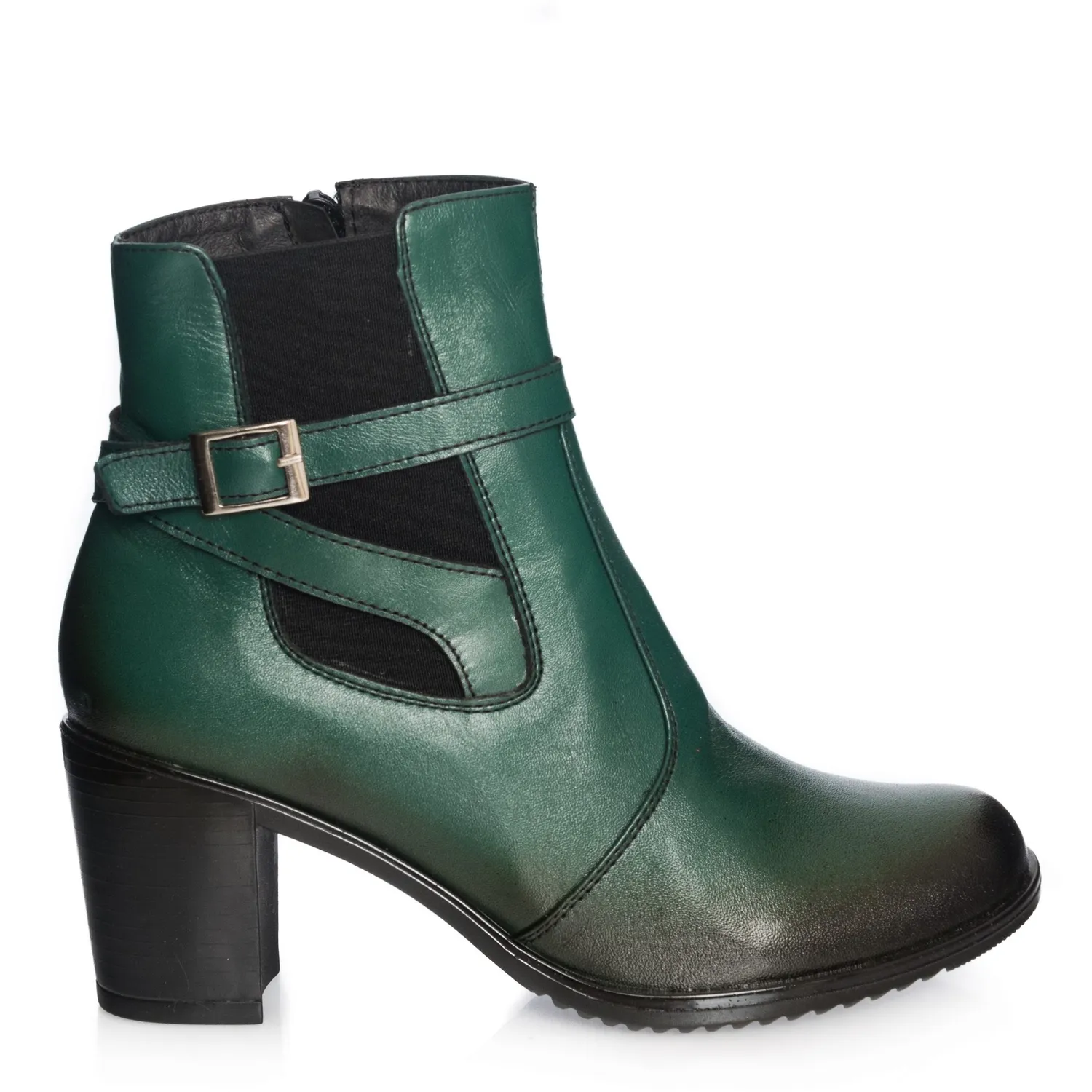 Catinca Shoes GX18 VP ghete dama piele verde perie