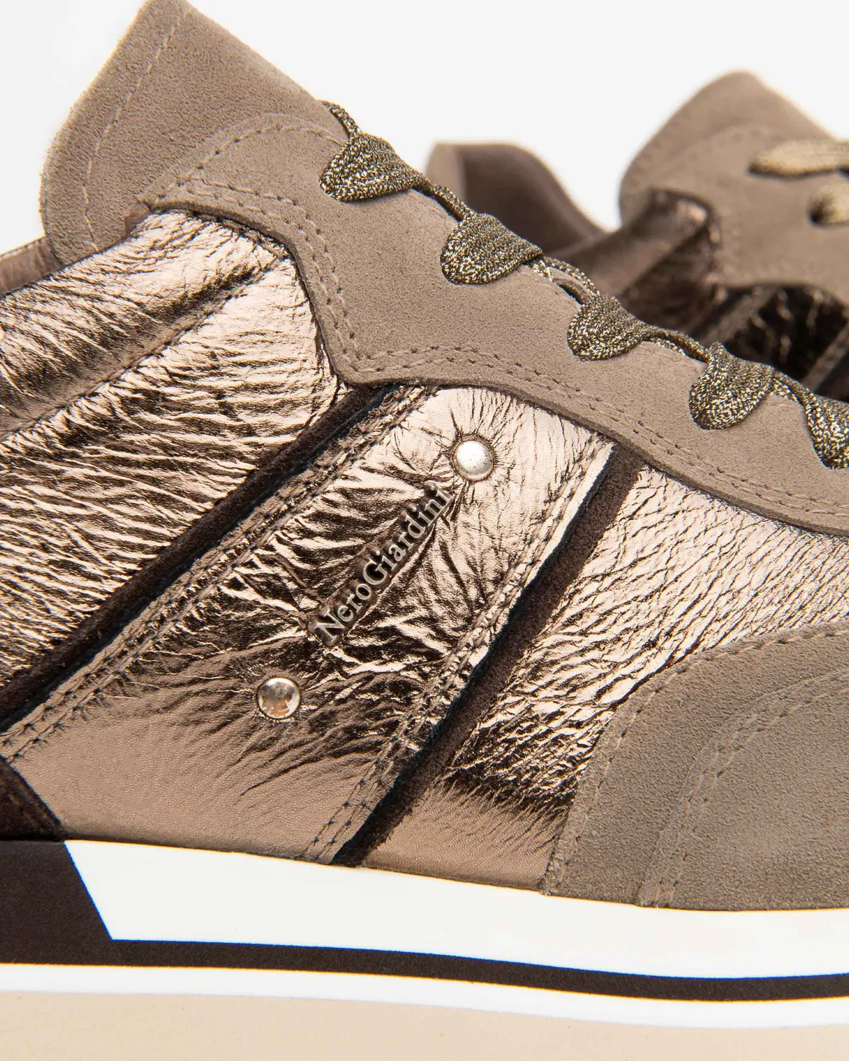 NeroGiardini sneakers piele damă piele întoarsă
