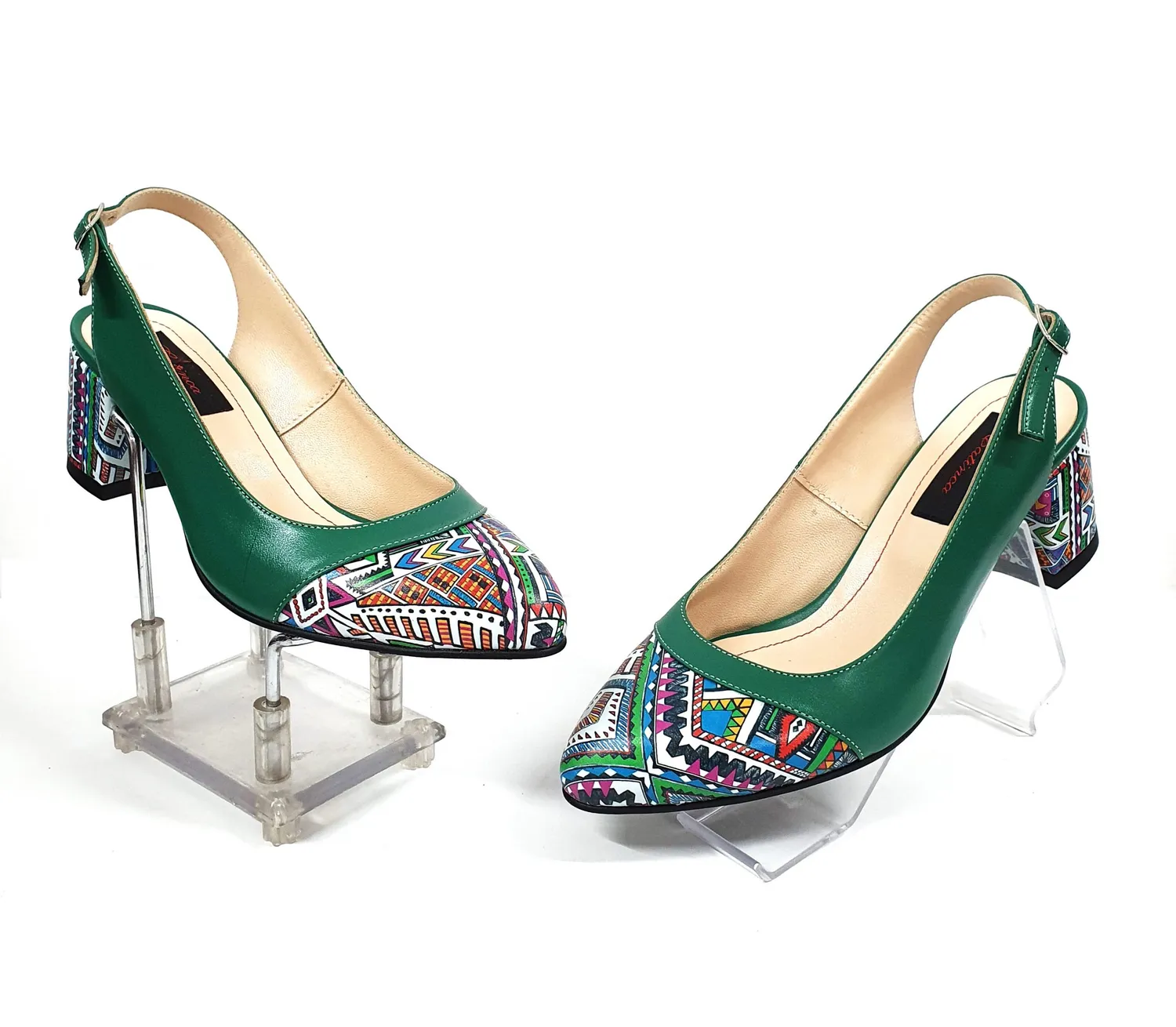 Catinca Shoes A55 VMT sandale damă piele verde