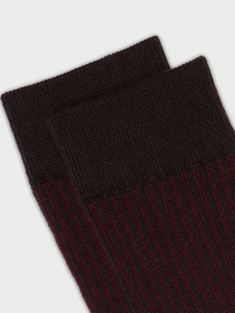Flagelus Hasburg Heir Mosto sosete bordo cu dungi