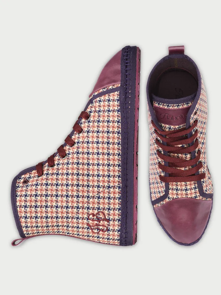 Flagelus The Old Sport Violet botine bumbac