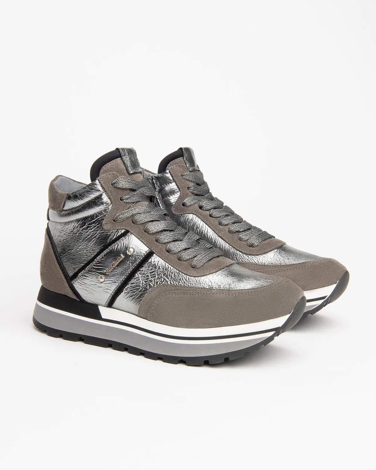 NeroGiardini sneakers dama piele talpa inalta toamna