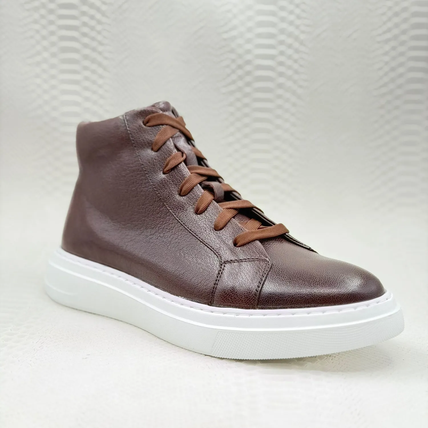 Lucas Shoes 855 A Bizon ghete barbati maro piele