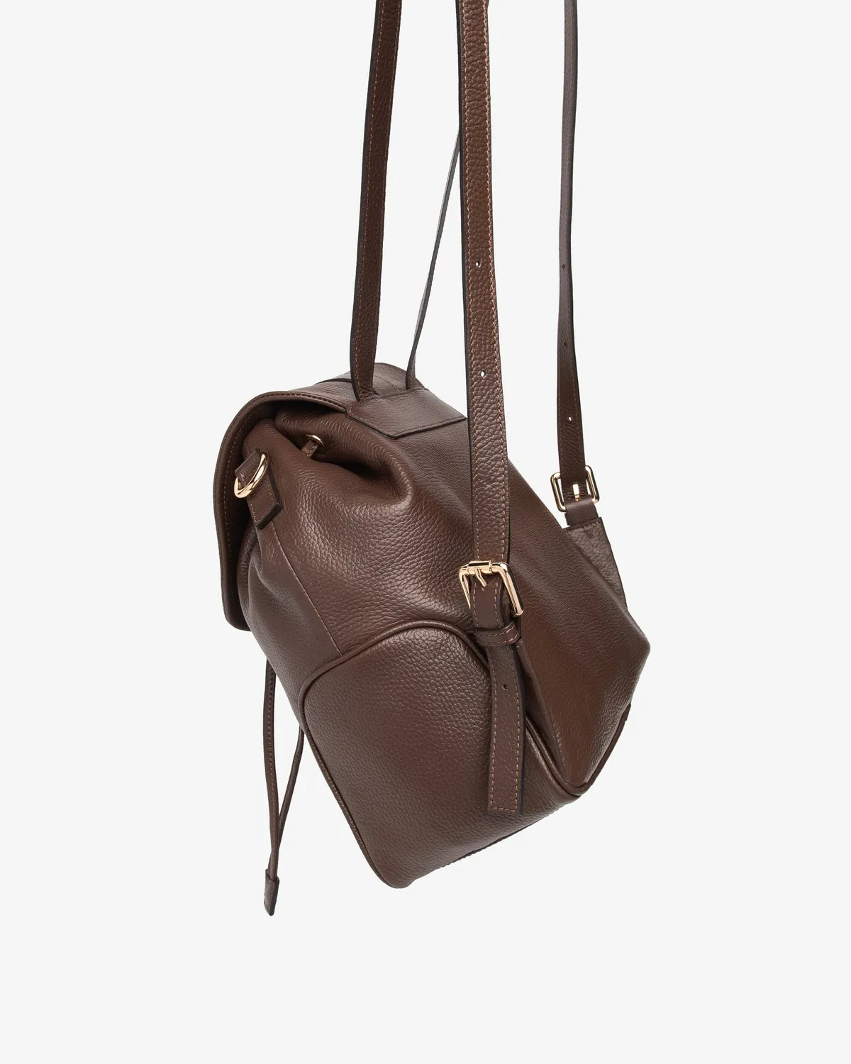 Rucsac mic NeroGiardini piele dama catarama aurie
