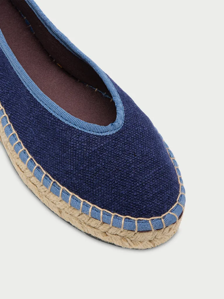 Flagelus Summer Swing Navy balerini in bleumarin