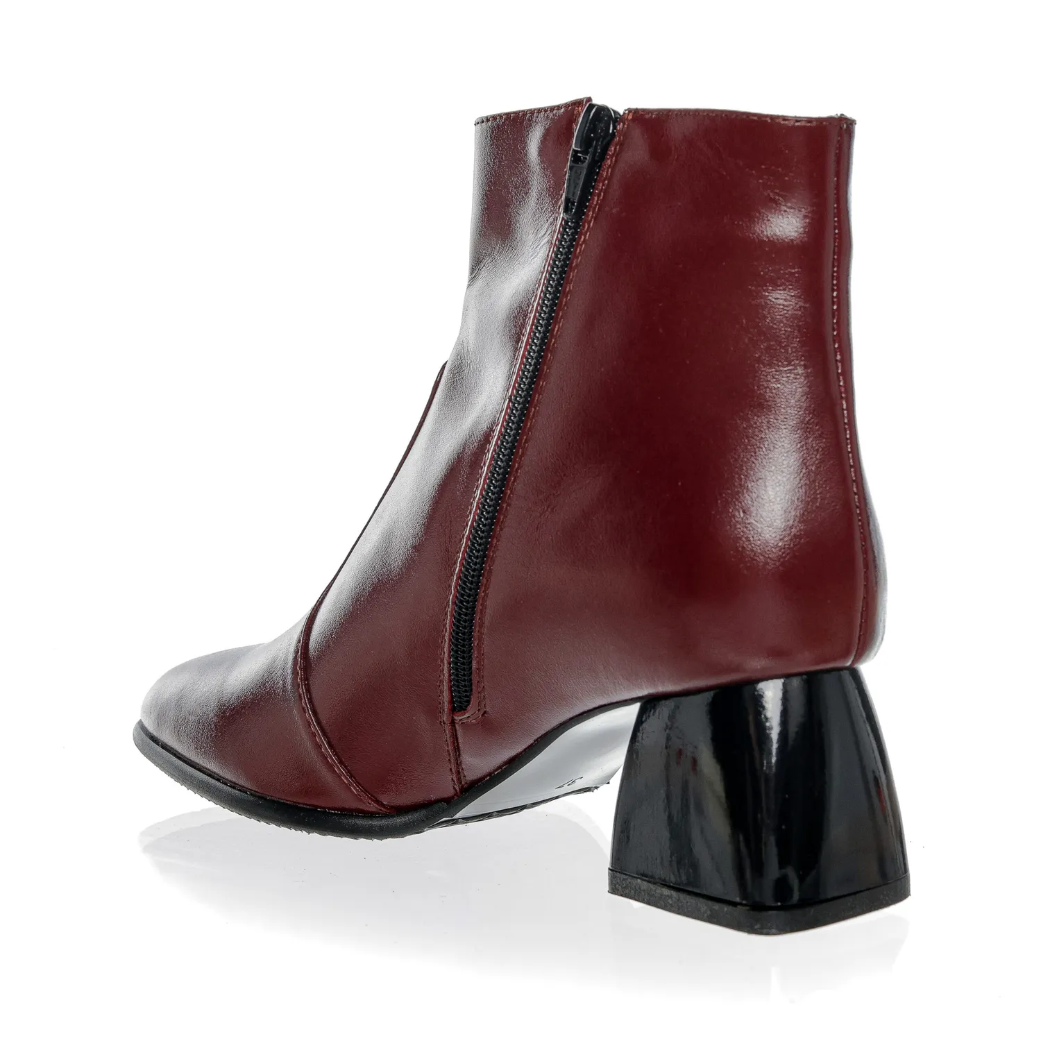 Catinca Shoes GX61 BB ghete dama piele bordo box